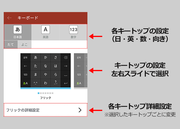 キーボードの設定をする Simeji For Android Simeji しめじ きせかえキーボードアプリ